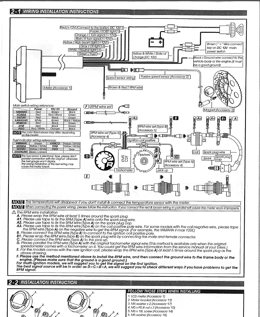 Koso Wiring Diagram